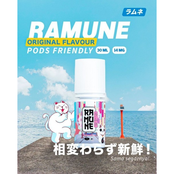 RAMUNE PODS FRIENDLY 30ML 14MG by JVS X VAPORMANIA