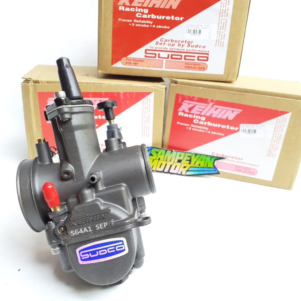 Karbu Karburator PWK 24 28 30 Keihin Sudco B Hitam