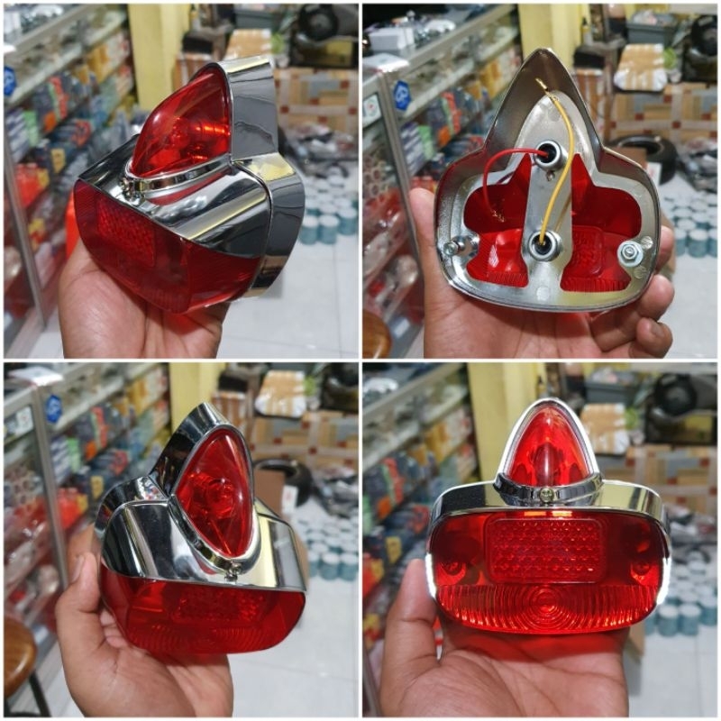 Stoplamp vespa vbb lampu belakang vespa vbb stoplamp vespa vbb