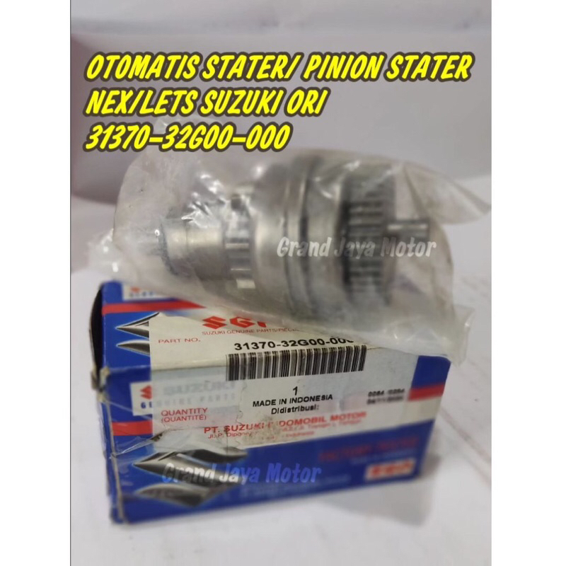 OTOMATIS STATER/ PINION STATER NEX/LETS ORI SUZUKI 100% 31370