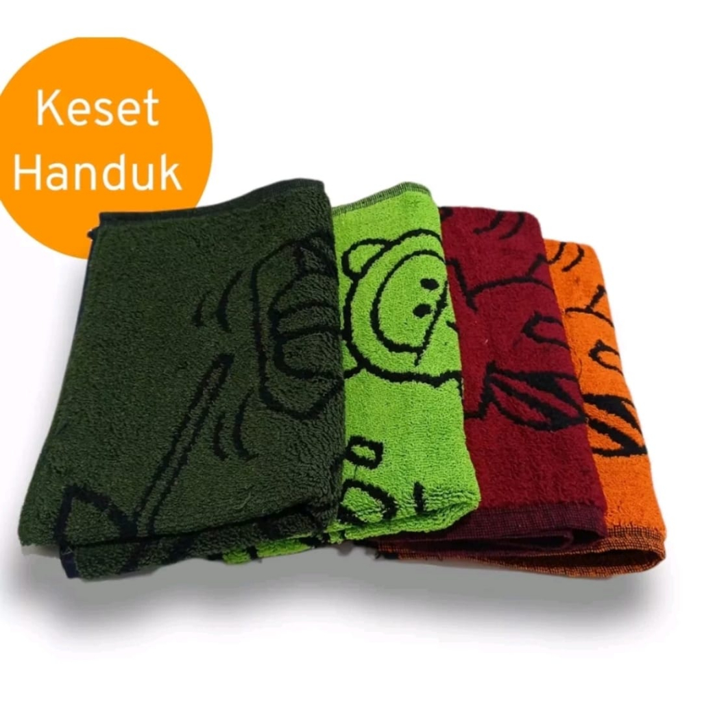 Keset Handuk Murah 38x58  Mudah Serap Air Nyaman di Kaki