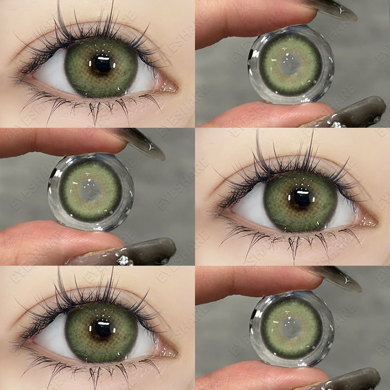 【COD】ICELAND Gray Softlens Softlen Soflen 14.2mm Brown Color