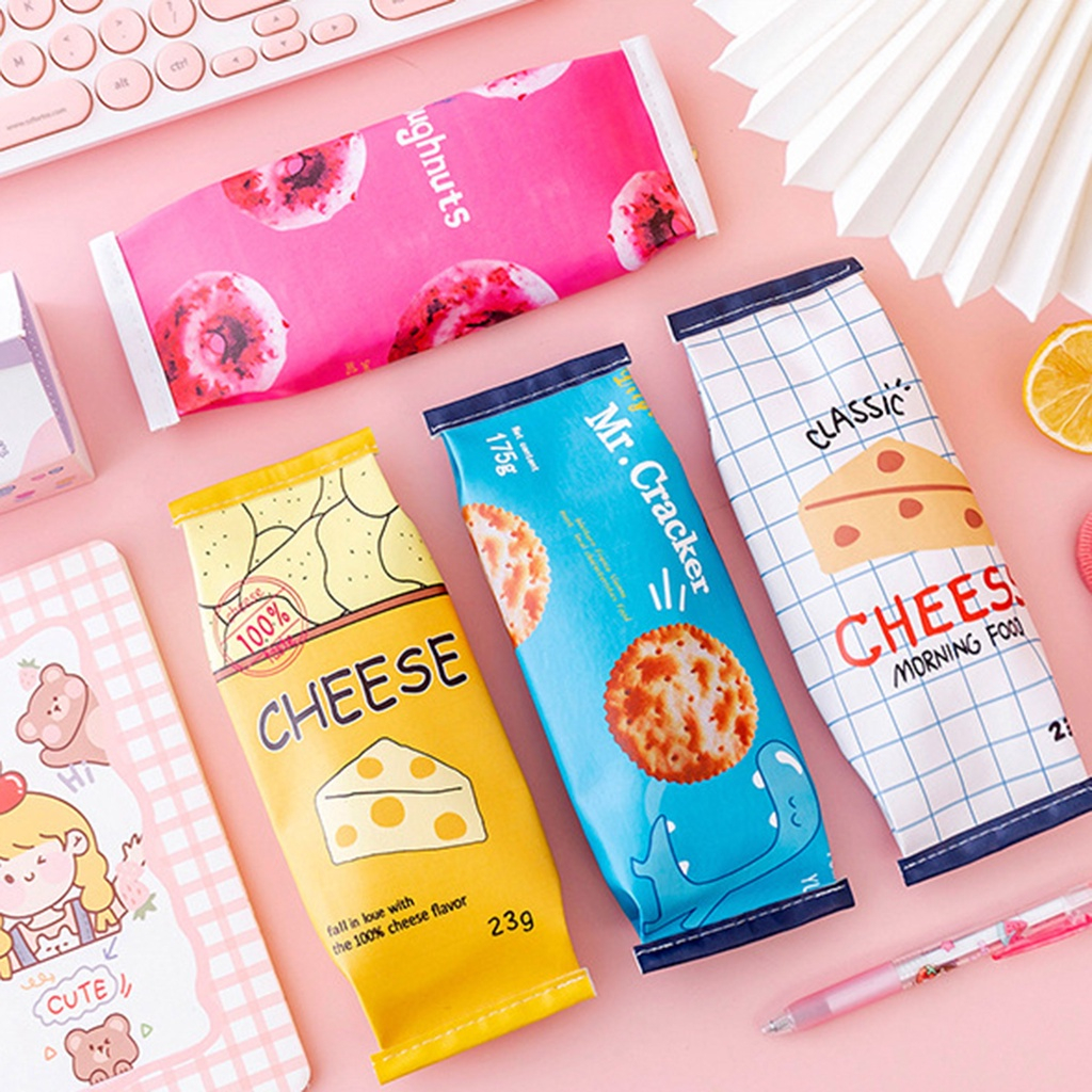 Kotak Pensil Anak Viral Motif Snack Fashion Unik / Tempat Pensil Fashion Jepang / Kotak Pensil Lucu / Kotak Pensil Anak Motif Snack