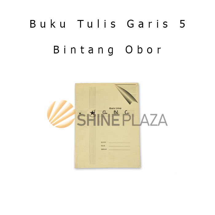 

Buku Tulis Halus Garis 5 Bintang Obor 38 Lembar