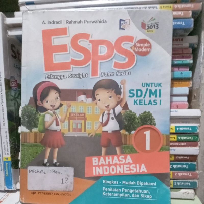 ESPS Bahasa Indonesia 1 SD Kurikulum 2013 Revisi