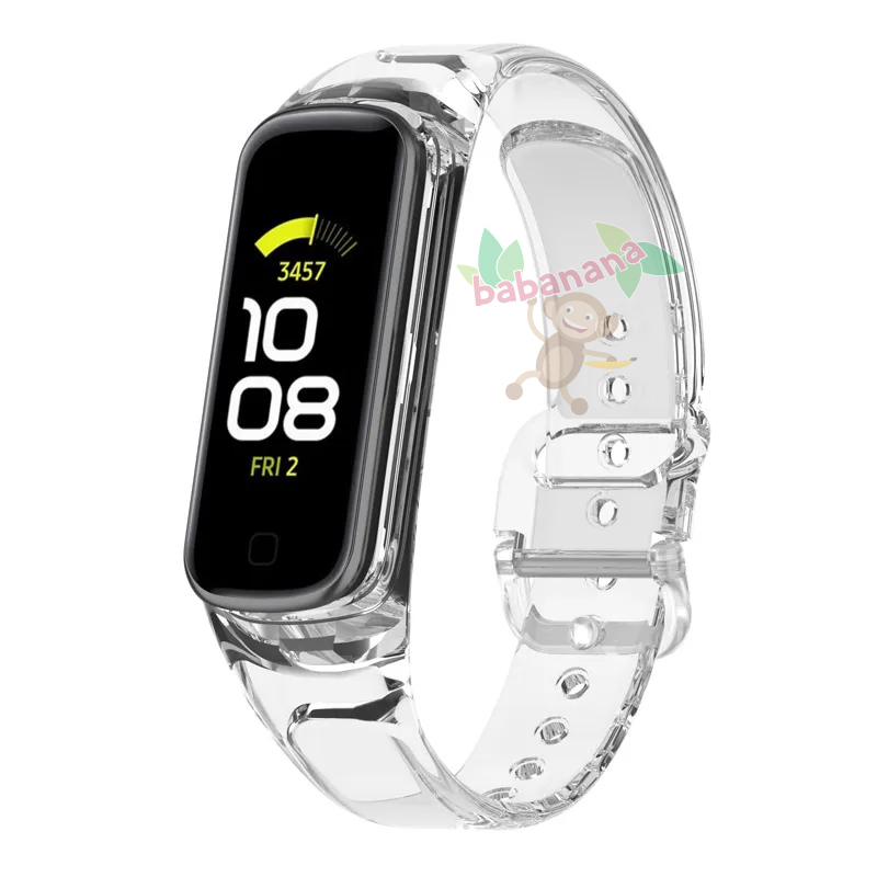 Strap Samsung Galaxy FIT 2 SM R220 SM-R220 FIT2 Tali Silikon Rubber Transparan