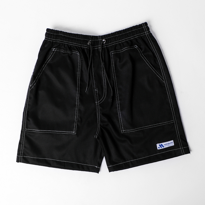 Monolith Celana Pendek Pria - Board Short - Short Pant Carpenter Warna Hitam dan Navy Premium