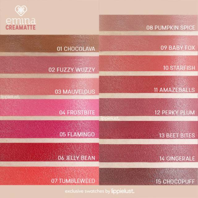 Emina Creamatte 5.5 g - Matte Lip Cream with Vit E