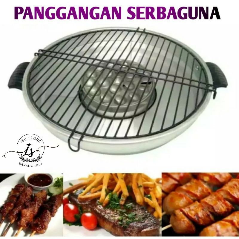 PANGGANGAN ROASTER GRILL PUTAR / Bakaran Daging / Seafood / Sosis Putar Serbaguna