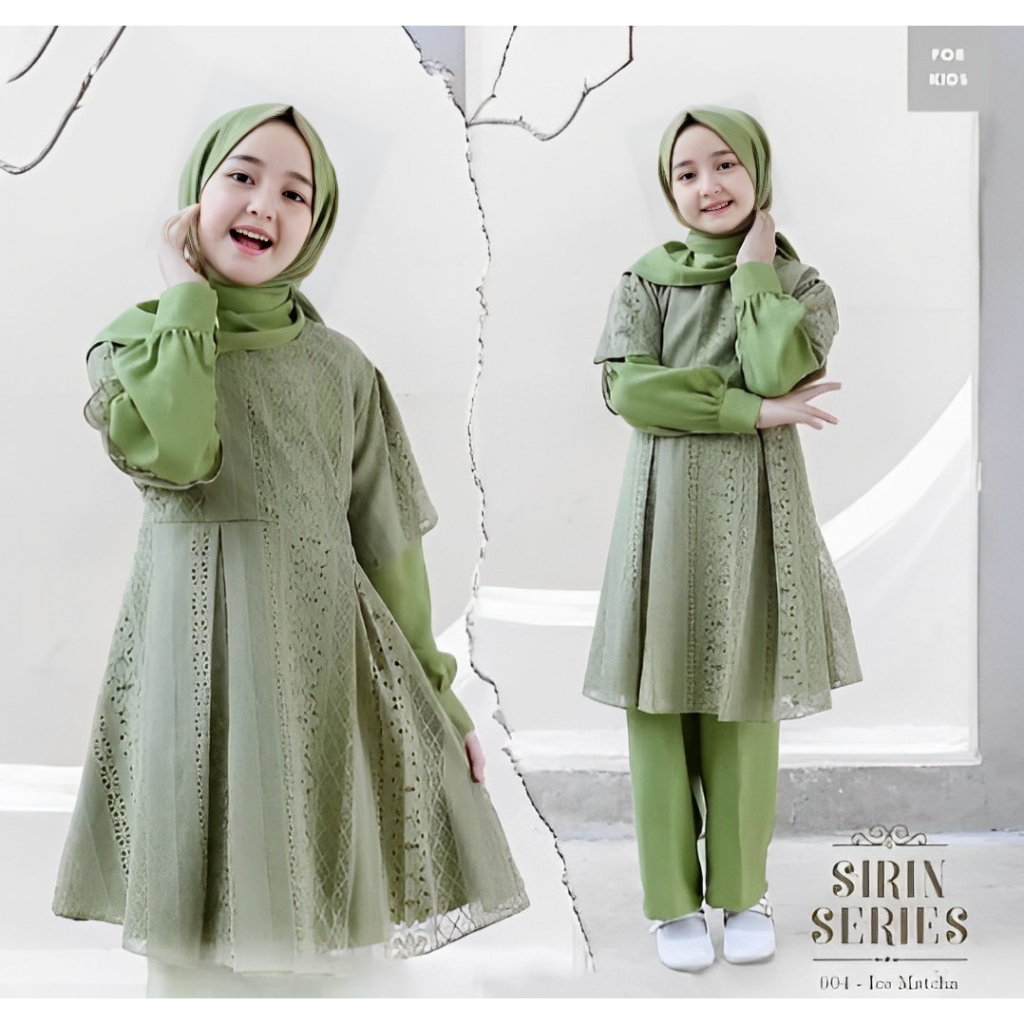 Gamis Anak SIRIN/Bruckat/Fashion Muslim/Pakaian Muslim Anak/Fashion Anak