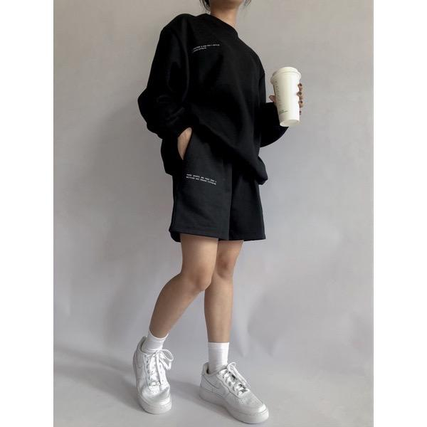 MORRA ONESET SWEATER + PANTS SETELAN OVERSIZE UNISEX FLEECE PREMIUM