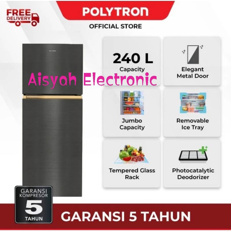 KULKAS POLYTRON 2 PINTU PRW-252T