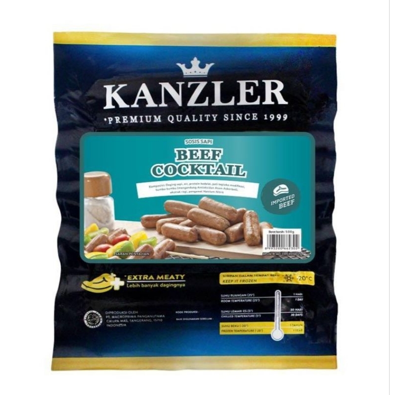 Kanzler Sosis Beef Beef Cocktail 250 g