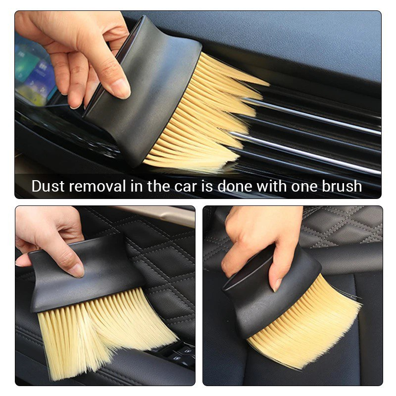 Car Cleaning Brush Nylon Sikat Kuas Mobil Detailing Dashboard AC Original Pembersih Interior
