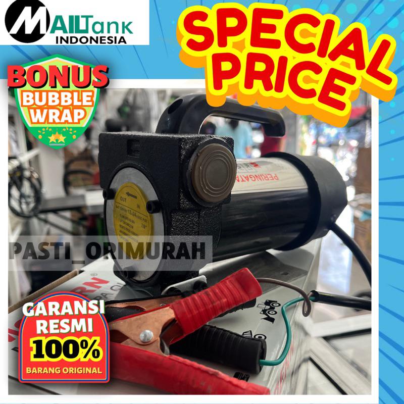 Mesin Pompa Oli Listrik MODERN DC Aki FY-607 ACCU FY-607