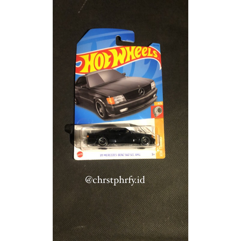Hot Wheels ‘89 Mercedes Benz 560 SEC AMG Hitam