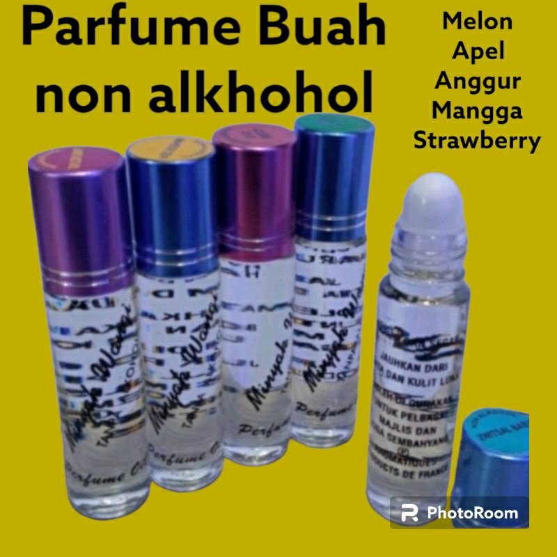 PARFUME AROMA BUAH NON ALKHOHOL ISI 8 ML