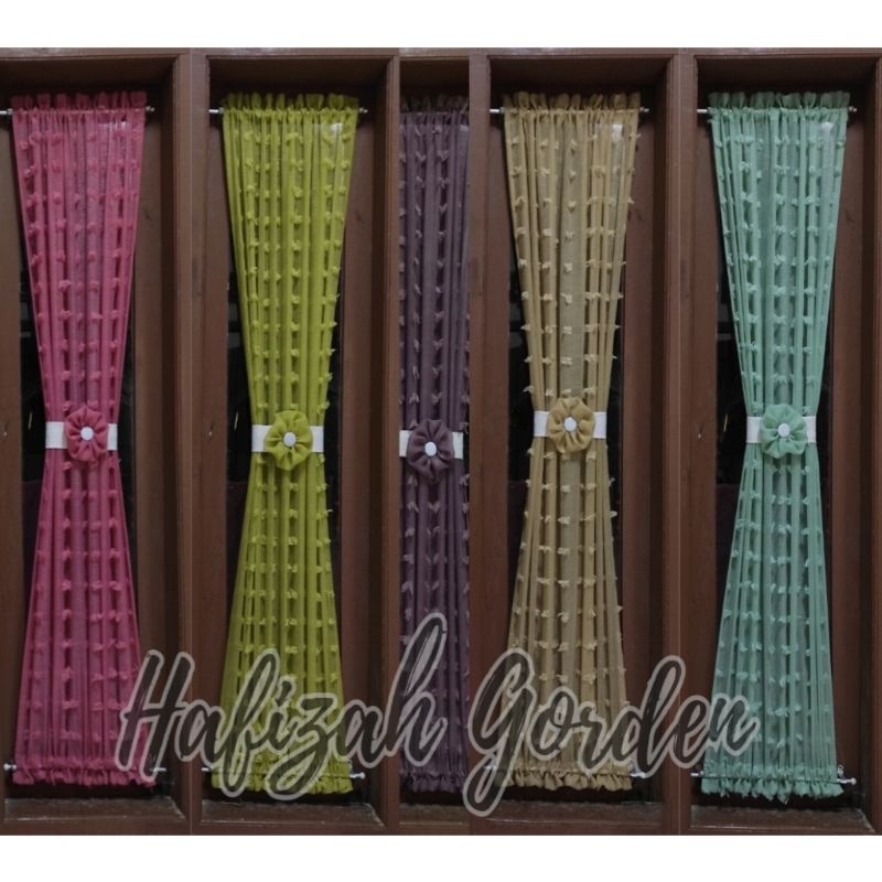 Gorden Kupu Kupu Bahan Import Hordeng Kupu Kupu Minimalis Kaca Kecil