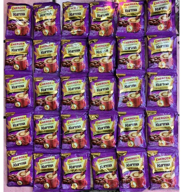 

ENERGEN KURMA/JAHE/VANILA/COKLAT/KACANG HIJAU/Champion 1RENCENG(10SASET)