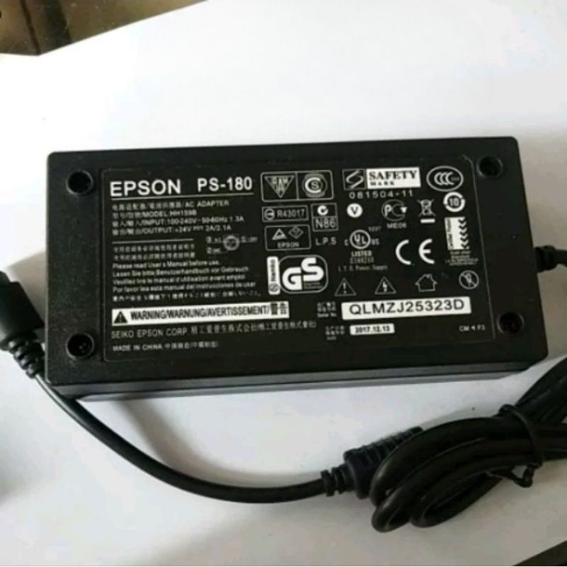 Adaptor Epson TMI220 PS-180 original Printer POS Kasir TMu220 Tmu220b Tm 220 Tm82 Tm8IV