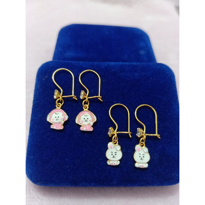 ANTING ANAK PERAK 925 LAPIS MAS