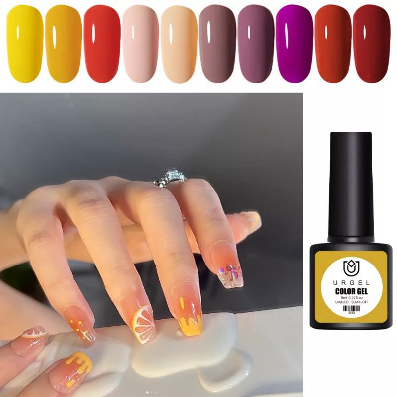 Kutek Gel UV LED gel polish URGEL 65-126 colour nail art Cat kuku gel nail polish