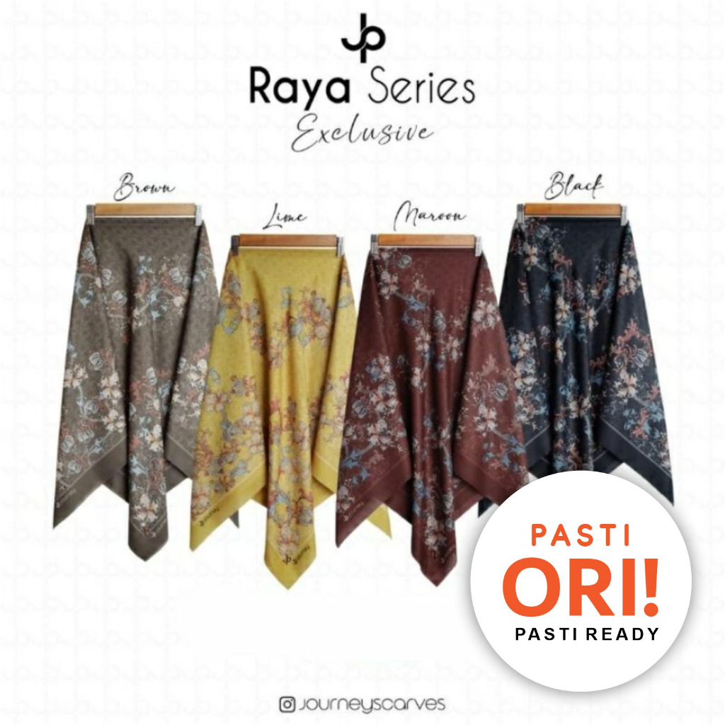 HIJAB JOURNEY SCARVES TERBARU ( RAYA SERIES EXCLUSIVE ) PROMO BUY 1 GET 1 JILBAB JOURNEY SCARVES ORI