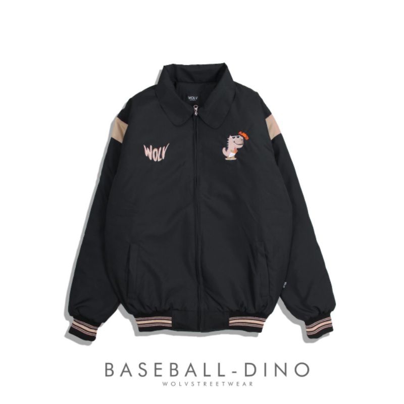 SWEATER BASEBALL KEMBUNG WOLV RUSH DINO