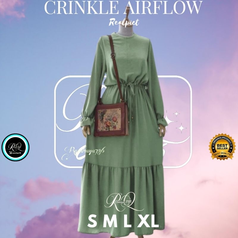 Syafa Dress Busui Gamis Remaja Perempuan Terbaru Size S M L XL Gamis Trend Gamis Remaja Terbaru Busui Sabina Midi Dress cringkle airflow Premium Busui S M L XL Midi Dress Muslim Gamis Dewasa Terbaru Baju Lebaran