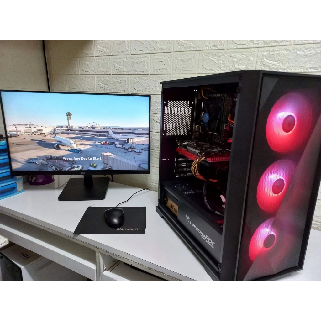 PC Fullset Core i7+Led 19 inc+/Vga 2gb DDR5/8Gb/keyboard mouse