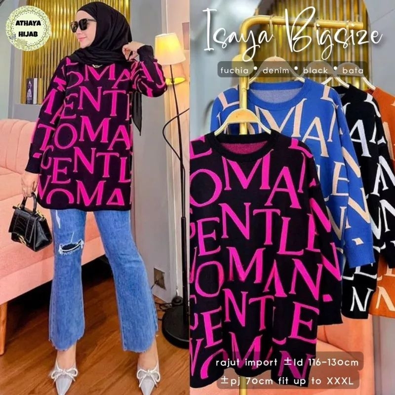bluse rajut import prenium