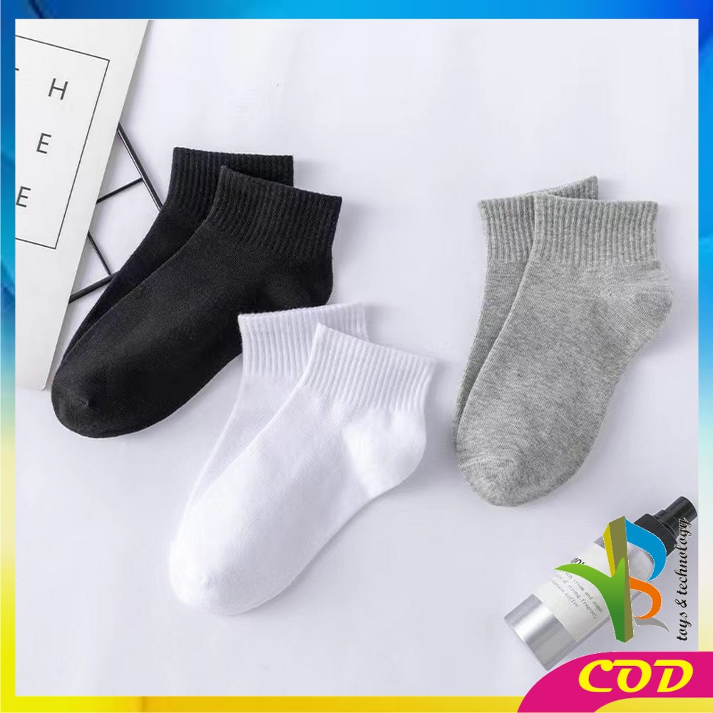 RB-P251 Kaos Kaki Sport Socks Motif Polos Pria Wanita Panjang Diatas Mata Kaki Kaos kaki Office Kantoran Kaus Kaki Olah Raga Fashion