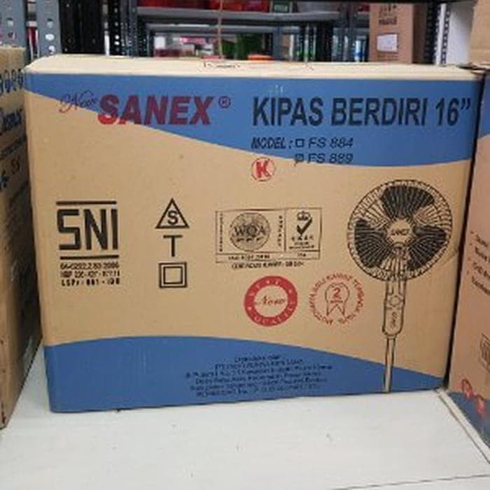 STAND FAN SANEX 16&quot; FS-884 / 889 PRODUK TERBARU!!!