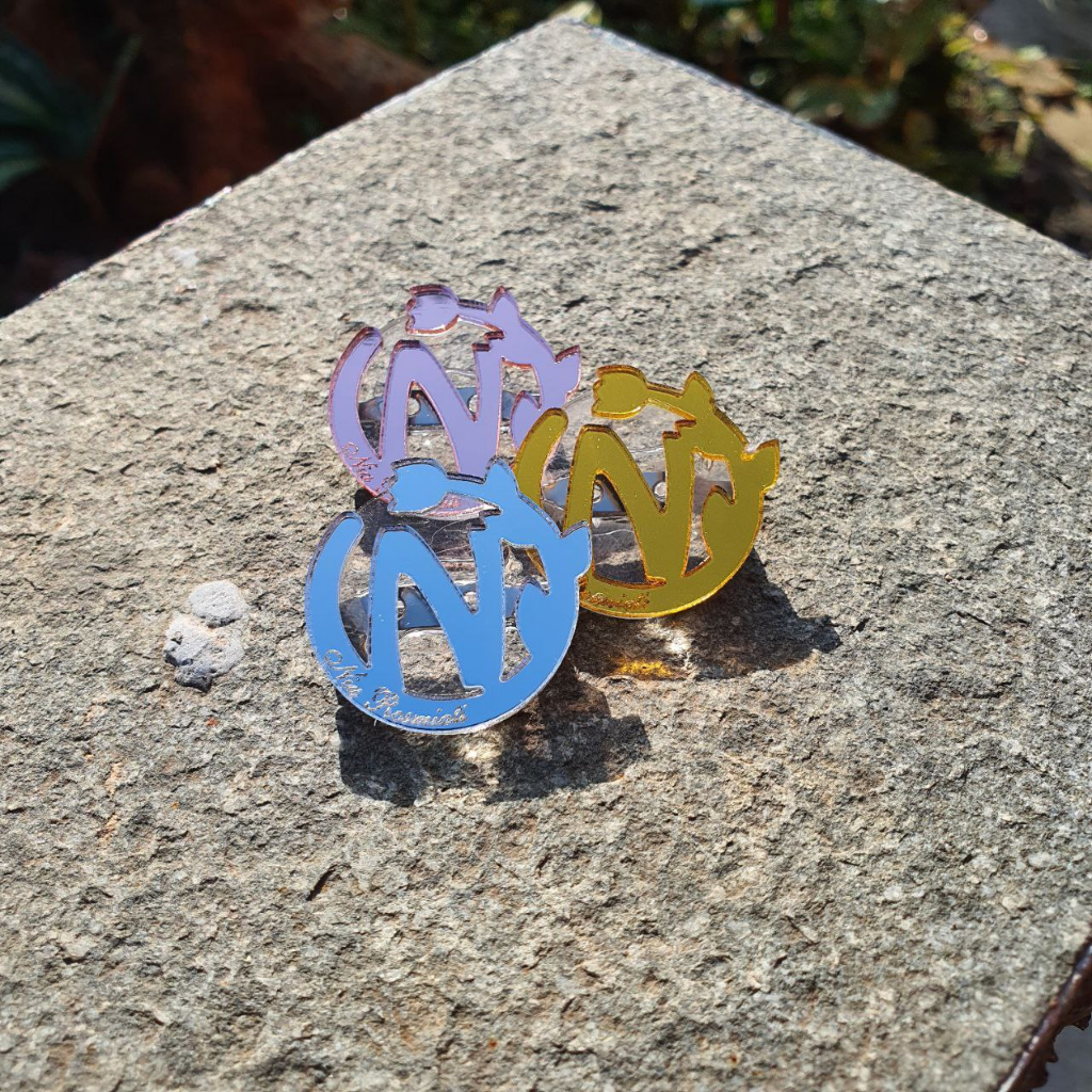 Bros Akrilik Custom Bros Nama Custom Bros Nama Sendiri Bros Akrilik Bulat