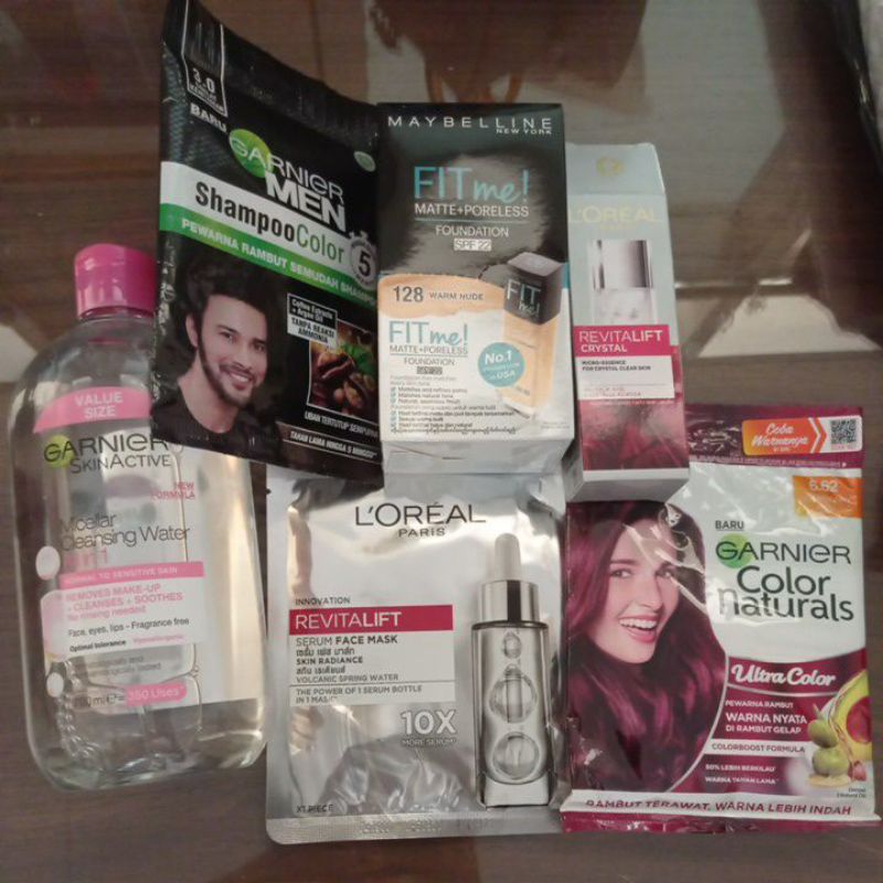 garnier micelar water 700ml, garnier men shampoo color, garnier color naturals, loreal revitalift cr