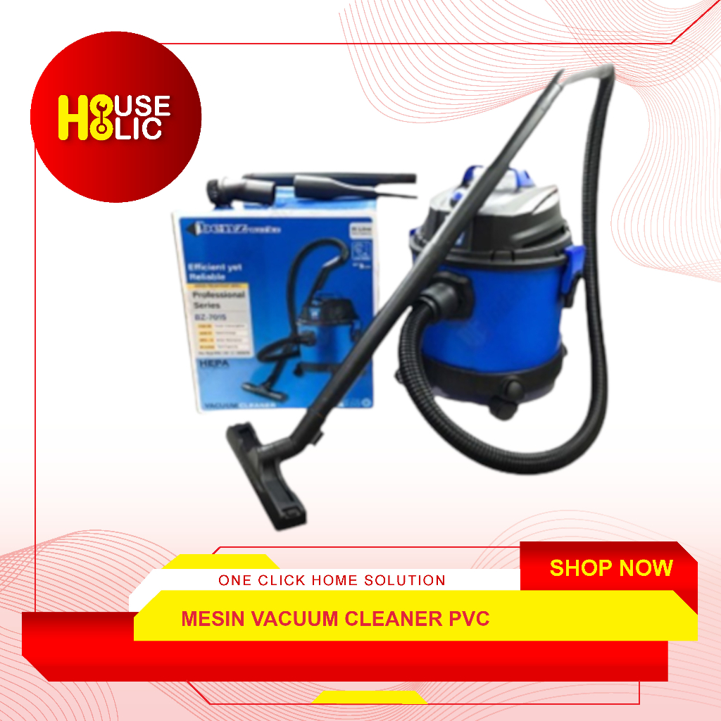 Mesin Vacuum Cleaner Wet Dry PVC / Sedot Vakum Debu Basah Kering