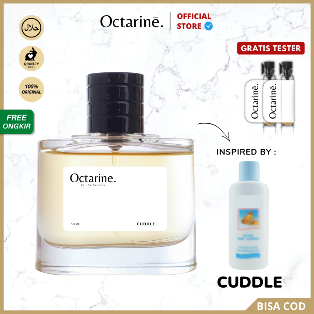 Octarine - Parfum Wanita Pria Tahan Lama Aroma Bayi Lembut Manis Inspired By Cuddle | Parfume Perfume Farfum Cudle Eau De Parfum Minyak Wangi Cewek Cowok Murah Original