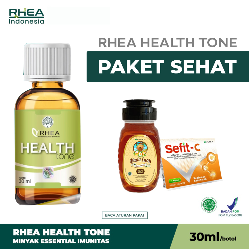 Rhea Health Tone 30ml Minyak Esensial Imunitas Paket Sehat