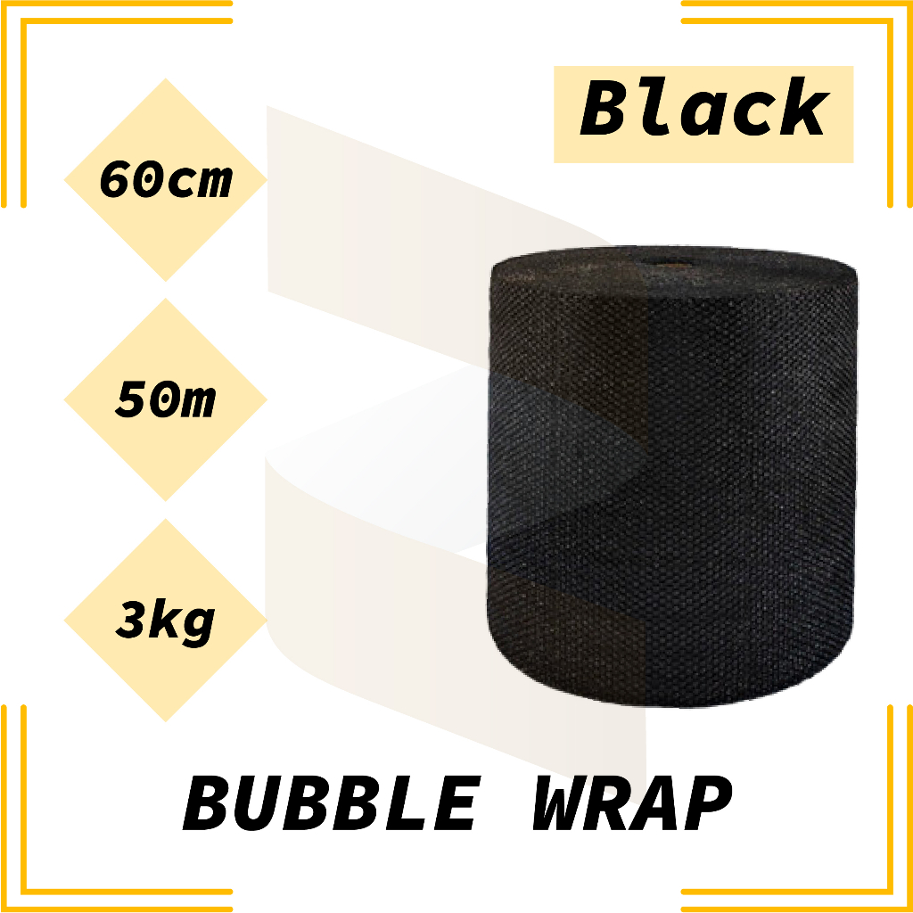 

Bubble Wrap 60cm x 50m - Bening / Hitam | Bubble Pack | Murah Ekonomis