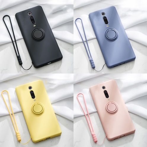 Xiaomi REDMI K20 / K20 PRO / MI9T Case Candy Square RING Stand Holder Bracket TALI Lanyard
