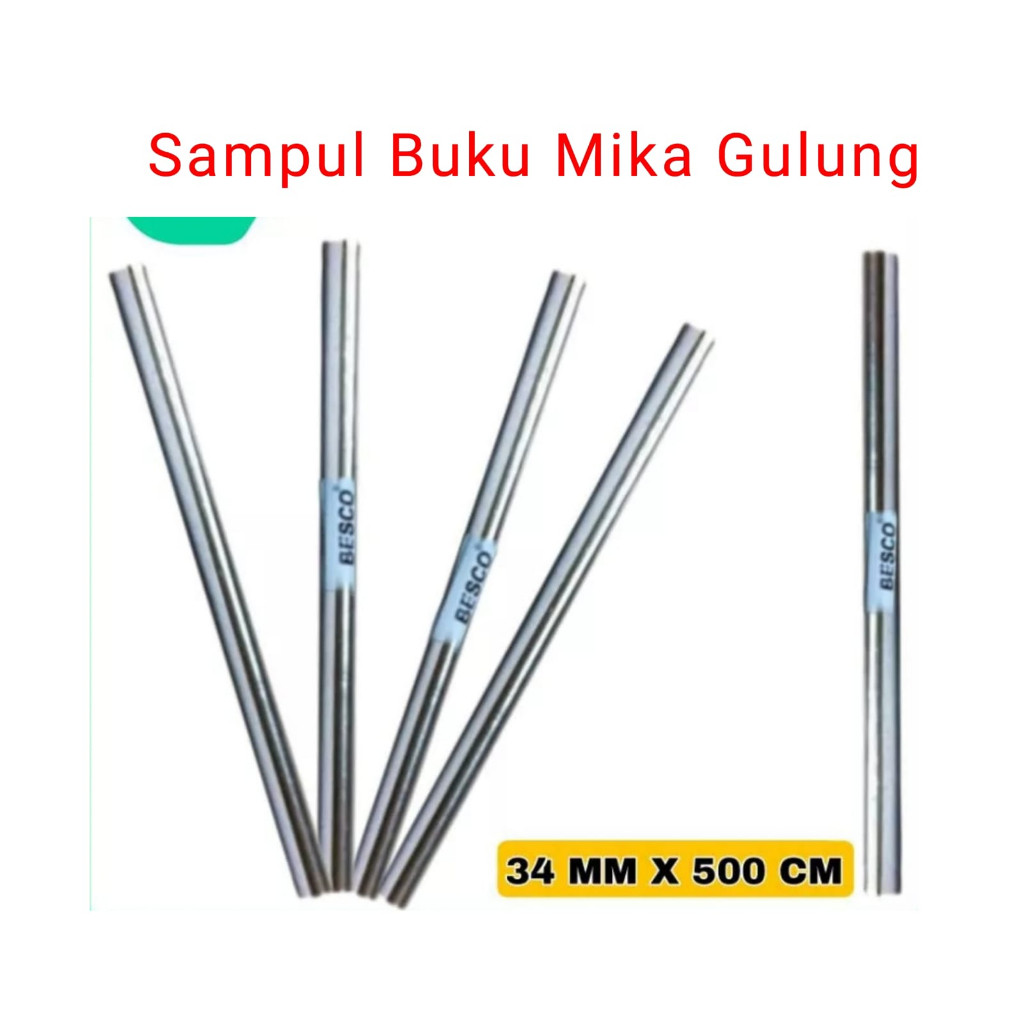 1 roll Sampul Buku Mika Gulung / Sampul Buku roll