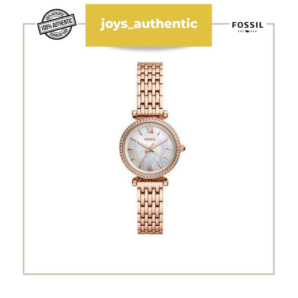 Tas wanita Fossil es4648 woman watch authentic original