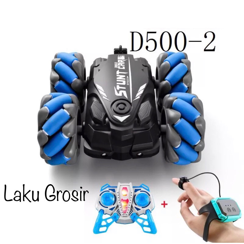 D500-2 Mobil Remote RC Drift stuntcar remote jam gesture tangan