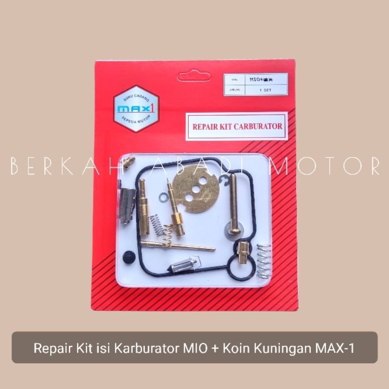 Repair Kit Karburator MIO + KOIN MAX1 | isi Jarum Karbu Carburator Repar Fino Murah Sporty Soul