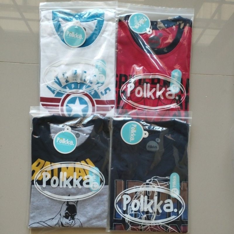 Kaos Anak Laki laki lengan pendek 2-10