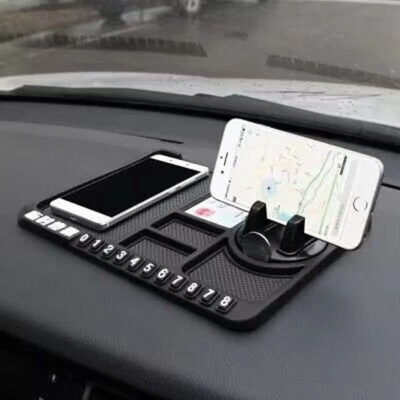 FAMILYGAMES MAT PHONE HOLDER DASHBOARD anti slip dudukan hp mobil mat alas mobil dashboard anti slip M007