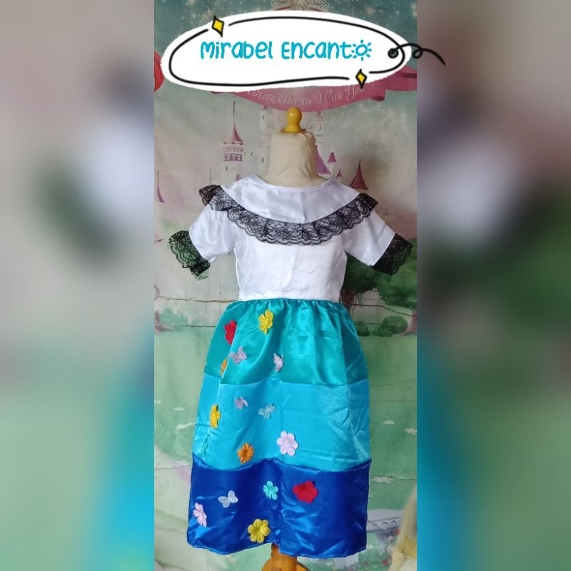 Mirabel Encanto Baju Kostum Disney Size Anak Dan Dewasa