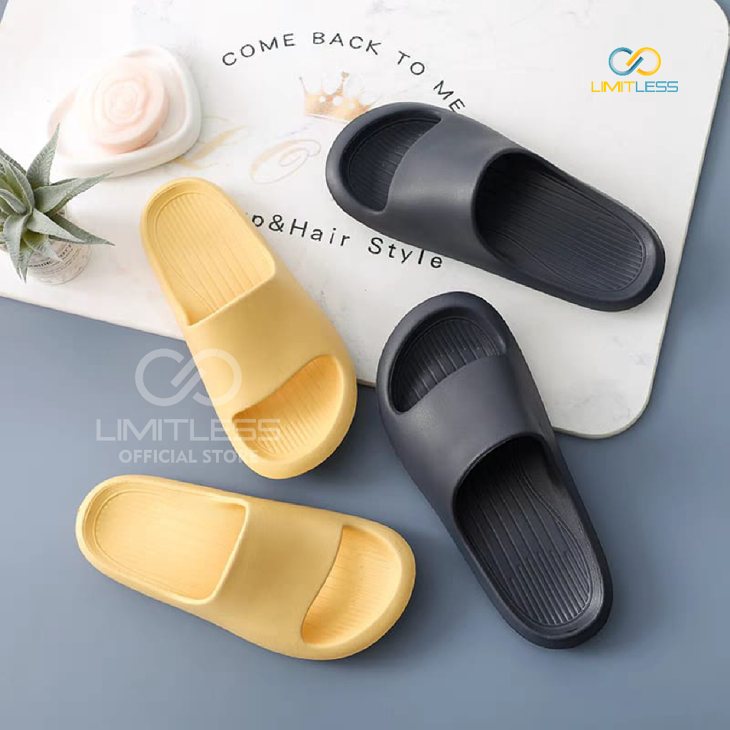 Zerolimit - Sandal Slip On Jelly Wanita Casual Sandal Slipper Rumah Cewek Anti Licin Sendal Selop Wanita Nyaman