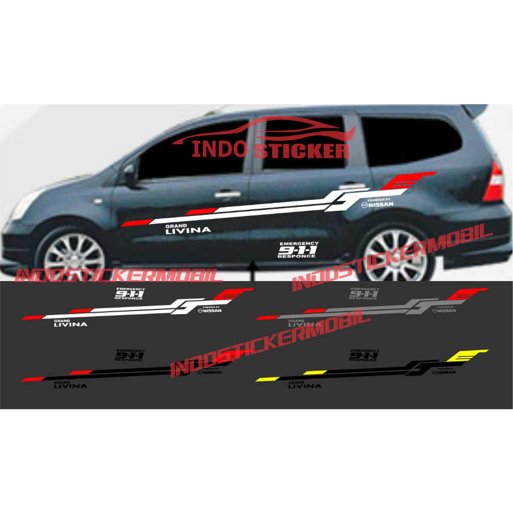 NEW sticker stiker mobil nissan livina sticker list mobil nissan grand livina