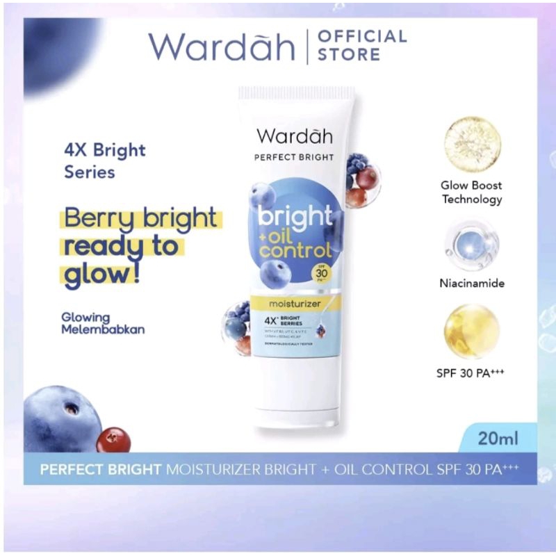 PELEMBAB WARDAH - PERFECT BRIGHT MOISTURIZER SPF 28 - WARDAH PELEMBAB WAJAH - WARDAH MOISTURIZER